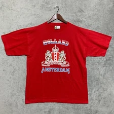 Vintage 90s Amsterdam Holland Single Stitch Shirt Adult L