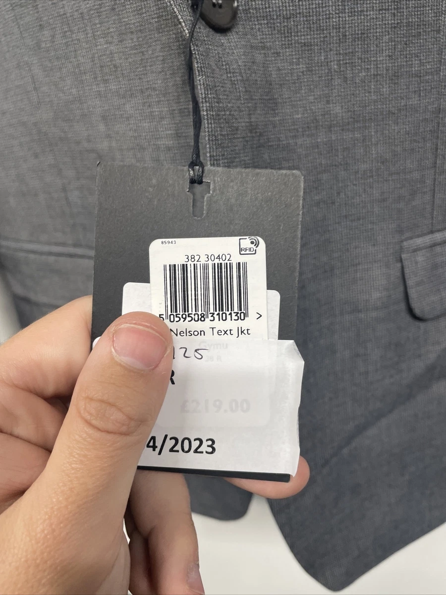 Ted Baker Nelson Grey Suit Jacket Multiple Sizes