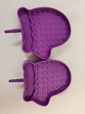 Step 2 My First Snowman Replacement PARTS PAIR OF PURPLE MITTEN HANDS