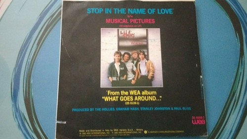 The Hollies Stop In tHe Name Of Love 7" Vinyl Italian Press - Picture 2 of 3