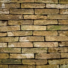 Tudor 2” Bricks, Reclaimed Batch of 52 Handmade Buff Bricks