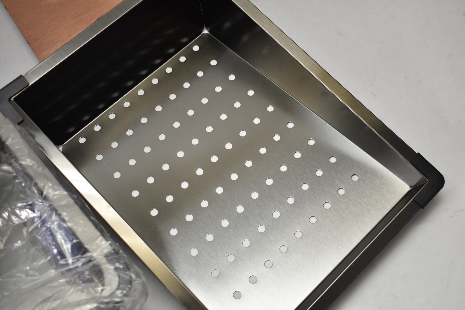 Large Kitchen Sink Basin & Accessories Wash Station 27-1/2" ID x 14-1/4" ID