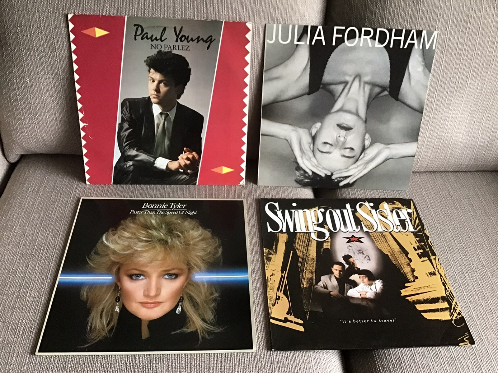 vinyl records job lot 80s X4 Lps-image