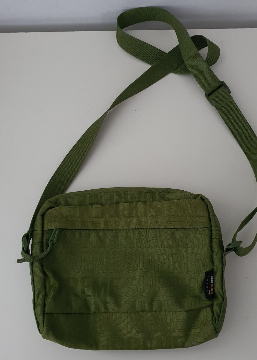 SS19 Supreme olive shoulder bag cordura fabric green | eBay SS19 Supreme olive shoulder bag cordura fabric green | eBay
