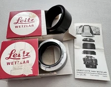 Vintage Leitz Wetzlar Macro Extension Tube Set (#14134-1, #14134-2 & #14135)