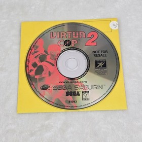 Sega Saturn Stunner Light Guns (MK-80113) + Virtua Cop 1, 2 Bundle Lot CRT REQ'd
