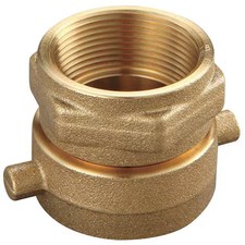 Zoro Select 6Akd6 Fire Hose Adapter, Straight, Nptxnst,  6Akd6