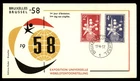 Mayfairstamps Belgium FDC 1957 Element Sculpture Belgium Expo Univ First Day Cov