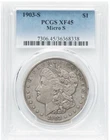 1903-S San Francisco Mint Morgan Silver Dollar $1 90% Silver PCGS XF 45 Micro S