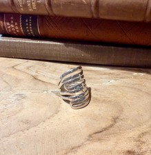 Silpada Modern Maze Ring Size 8 Sterling Silv...