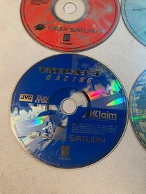Lot Of 4 Sega Saturn Games PTO Wrestle mania Off World Racing Untested