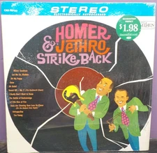 HOMER & JETHRO STRIKE BACK VINYL LP ALBUM 1962 RCA CAMDEN MONO MISTER SANDMAN