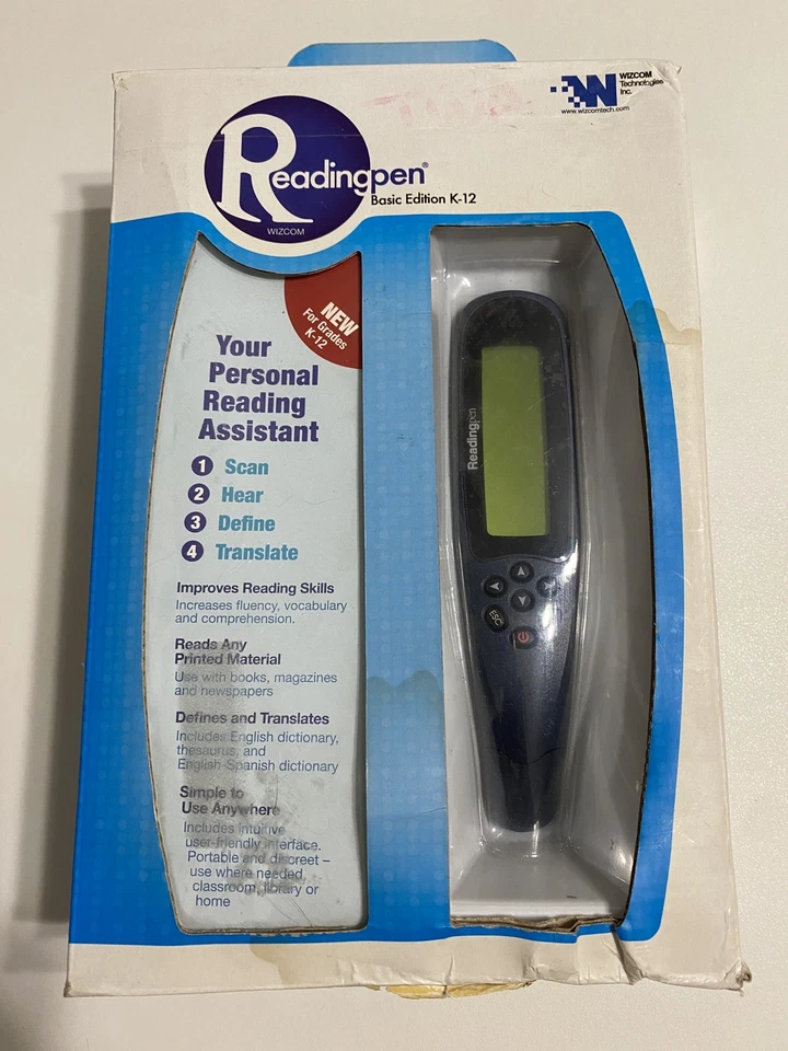 Wizcom Reading Pen K-12 Scan Hear Define Translate New Open Box - Image 3 of 3