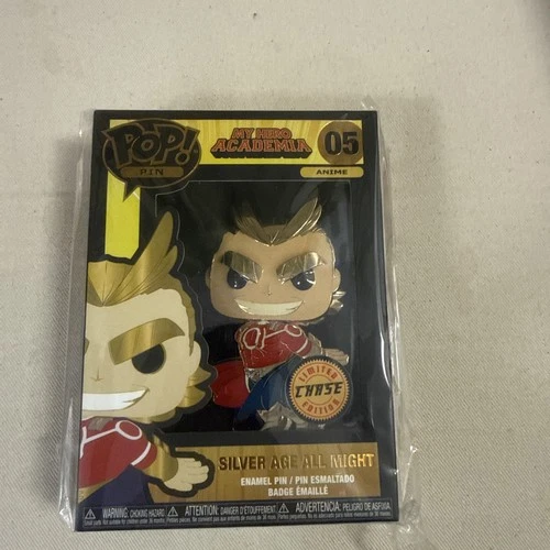 FUNKO POP PIN #05 SILVER AGE ALL MIGHT MY HERO ACADEMIA LIMITED EDITION CHASE