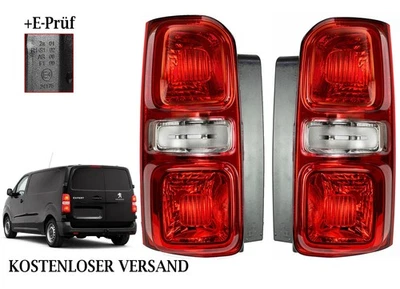 Feux Arrière 2x Peugeot Expert Citroen Jumpy Proace 2016 Rouge Blanc Neuf - Photo 1/4