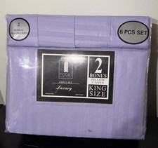 Luxury 6 Pc King Size Sheet Set