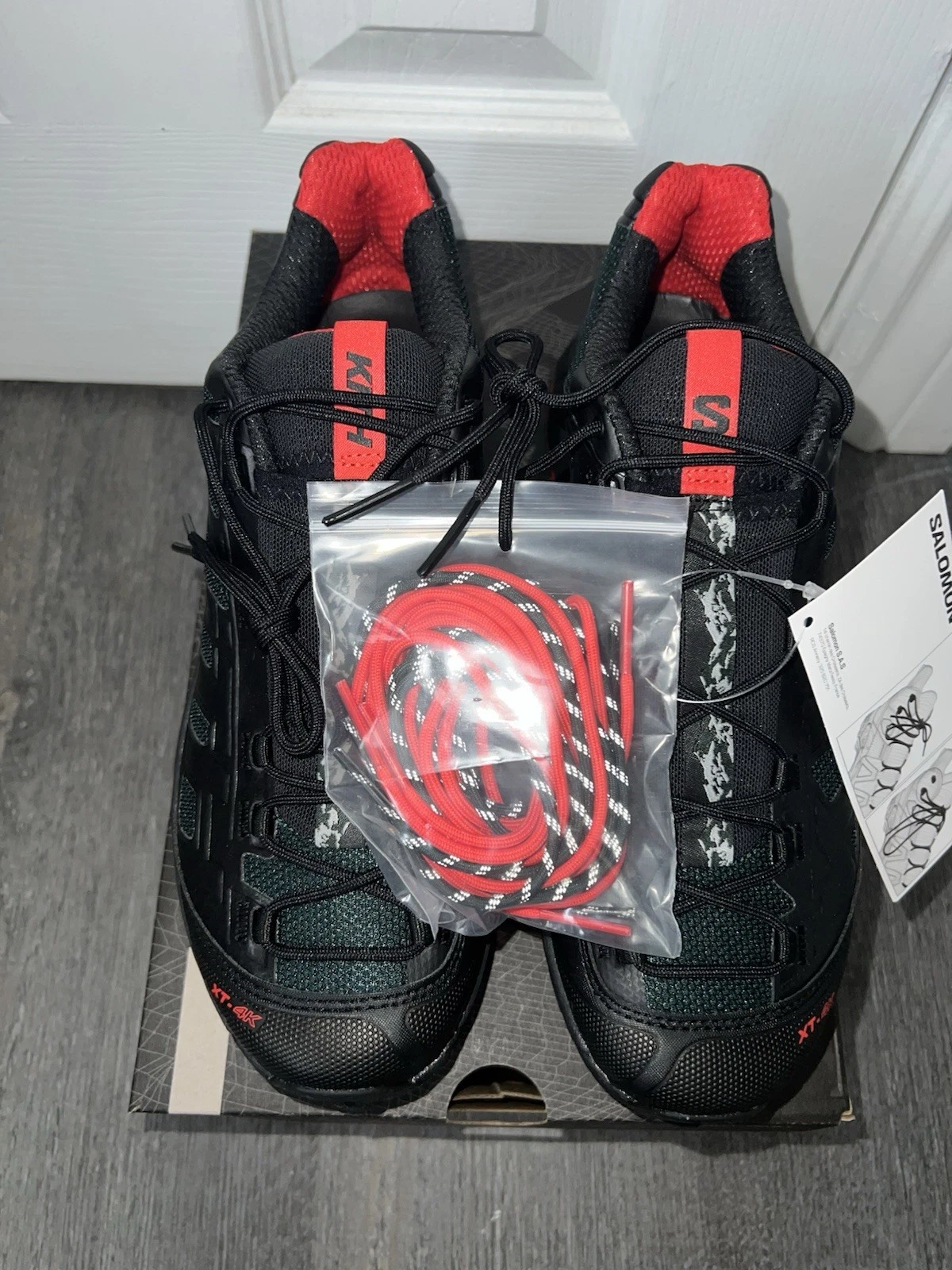 Salomon Kith x XT-4K Black Kithmas Collection Size 9. Brand New
Opens in a new window or tab