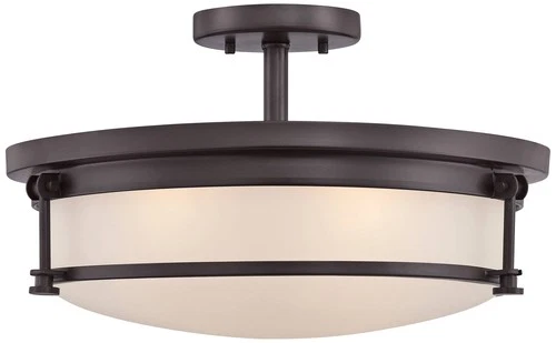 Quoizel Sailor 16" Wide Western Bronze 4-Light Ceiling Light - Picture 2 of 2