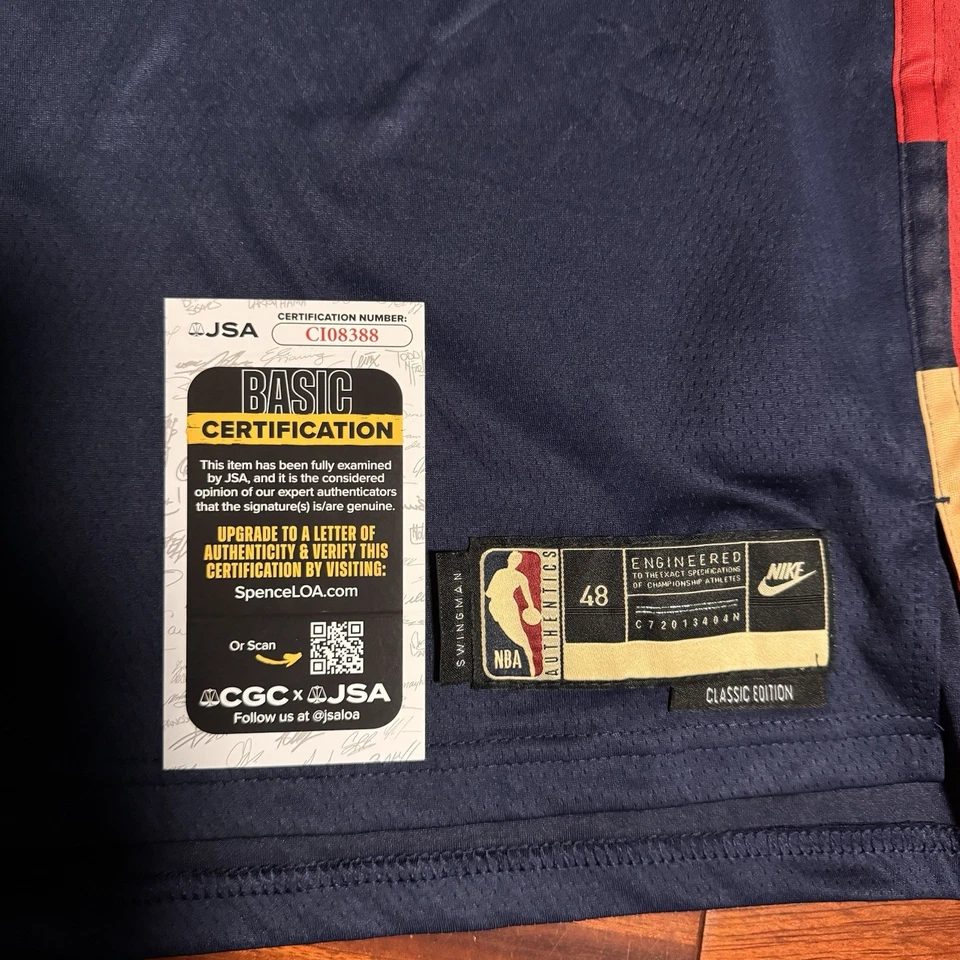 Jarrett Allen Cleveland Cavaliers Autographed Signed Jersey JSA Authenticated - Image 4 of 4