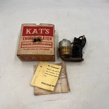 VINTAGE NOS Kats K65F Engine Heater 650 Watts in box LIQUID COOLED CAR OR TRUCK