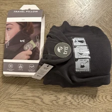 trtl Original Ergonomic Travel Neck Pillow with Travel Bag, Grey NWT