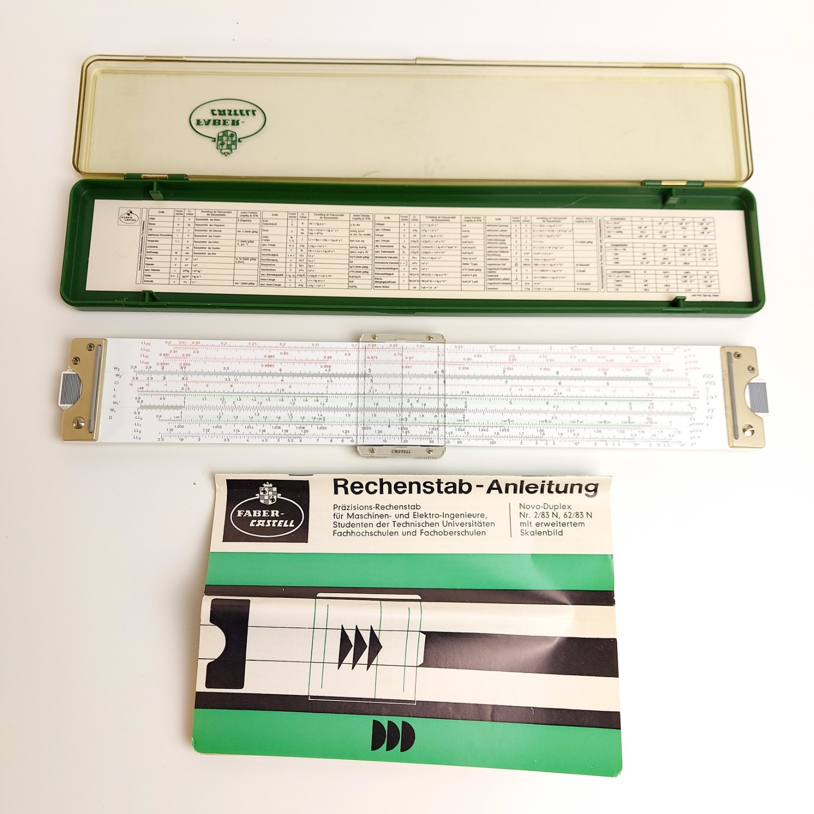 Vintage Faber Castell 2/83N Novo Duplex Slide Rule