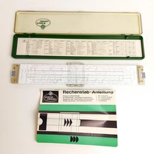 Vintage Faber Castell 2/83N Novo Duplex Slide Rule
