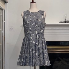 Pleated skater / shift dress