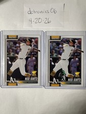 Topps 2026 Series 1- Hidden Mascot Nick Kurtz Athletics MLB Rookie Baseball #97