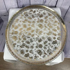 Georges Briard MCM Art Glass Platter Serving Tray