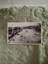 Vintage Postcard Open-Air Swimming Pool Fleetwood Posted 1957