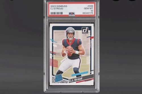 2023 Panini Donruss Rated Rookie C.J. Stroud #339 PSA 10 Houston Texans Football