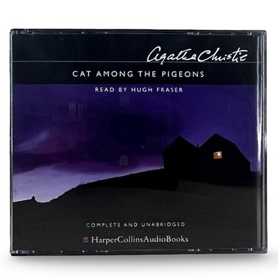 Agatha Christie Poirot CD Audio Book Cat Among The Pigeon Unabridged Hugh Fraser
