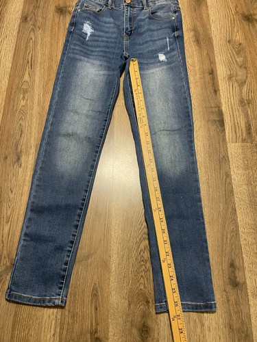 Jordache Jeans, Girls Size 18, Blue, Denim, Slim, Skinny - Picture 8 of 9