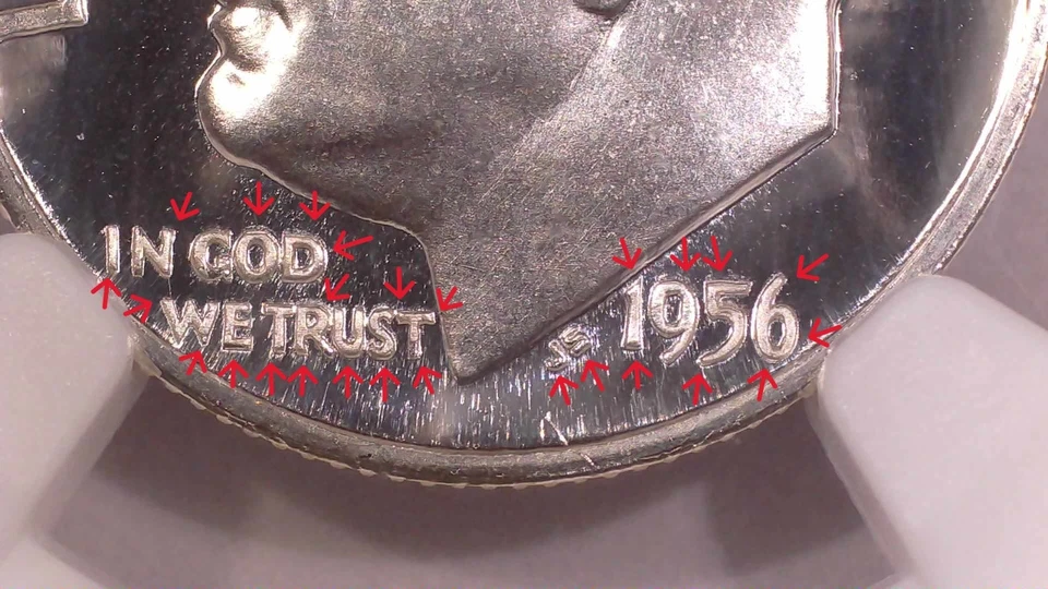 1956 Proof Roosevelt Dime 10c NGC PF68 DDO Brilliant Uncirculated - Image 3 of 3