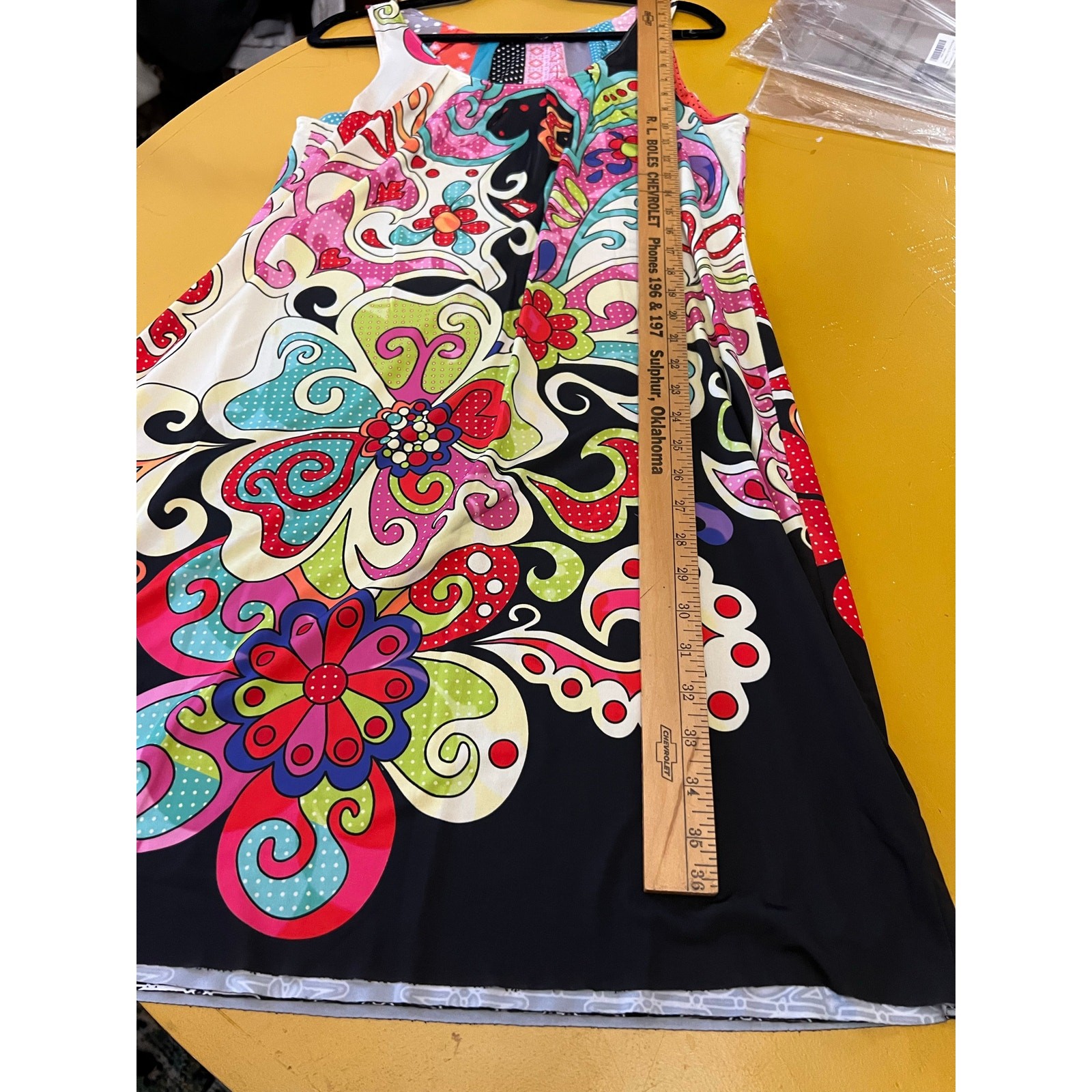 Vintage Reversible Psychedelic Patchwork Boho Sle… - image 7