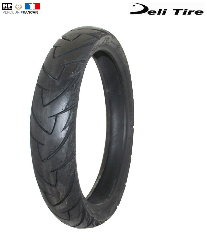 Pneu avant Deli Samourai 100/80-17 grip maximal sur route mouillée