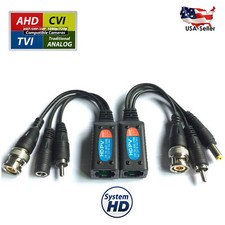 8MP AHD TVI CVI Analog Video Power Audio Balun RJ45 CAT5 Data Transmitter