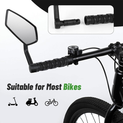 Fahrradspiegel E-Bike Links Rückspiegel Extra Große Spiegel Fahrrad MTB City DHL