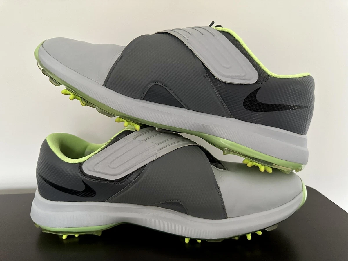 Nike Tiger Woods TW 17 Golf Shoes Wolf Gray/Ghost Green Mens Size 10.5