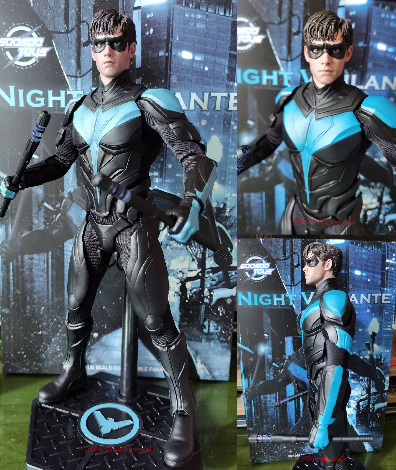 Soosootoys SST023 Teen Titans Nightwing Dick Grayson 1/6 Action Figure In  Stock