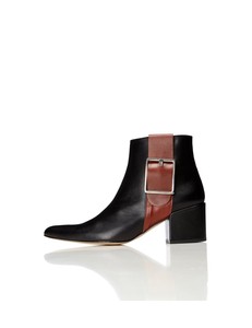 With 4 Uk black Colour And Find Straps Zips Boots Black Block Women's Ankle PO11Utq