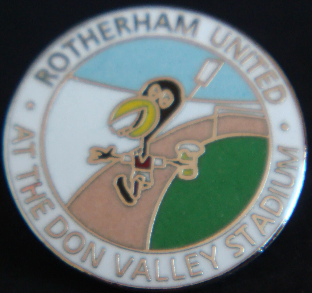 Rotherham United Home Camiseta de Fútbol 1990 - 1991. Sponsored by