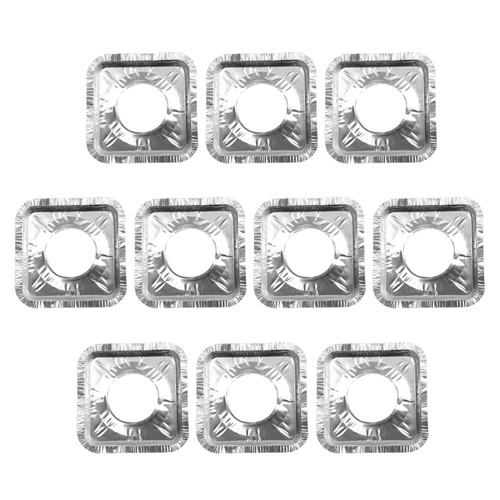 20 Pcs/2 Range Cooker Hob Foil Protector Cover for Gas Kitchen Stove