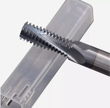 1/8"-27 NPT CARBIDE THREAD MILL - TiALN COATED FULL-THREAD -MILLING CUTTER