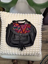 Guatemalan Leather Huipil Purses