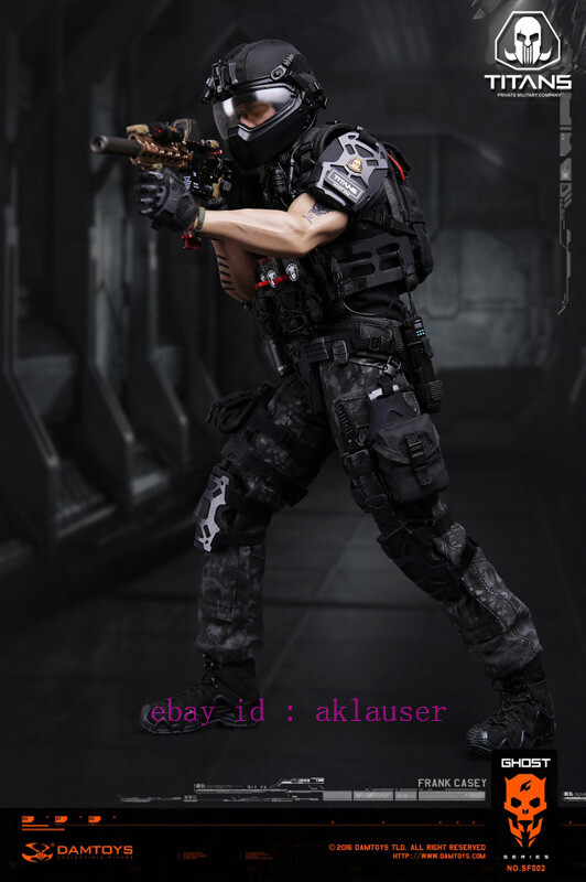 Damtoys 1/6 Sf002 Ghost Series Titans Pmc-Frank Casey Action