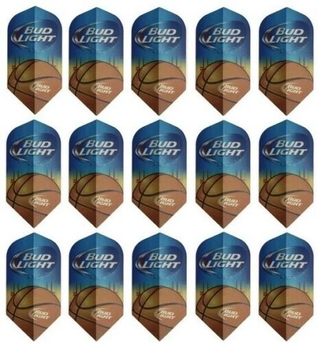 ANHEUSER-BUSCH 5 Sets Bud Light Slim Dart Flights – Ships w/ Tracking – Basketball