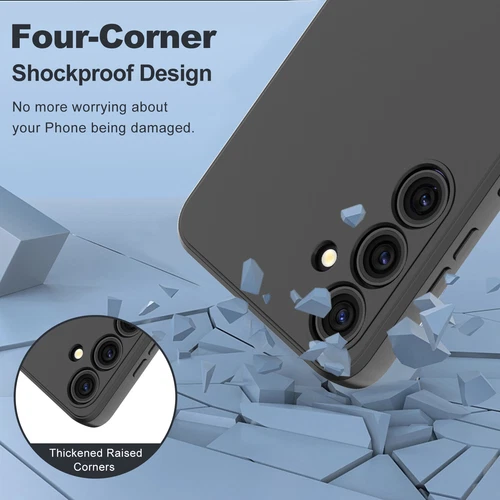 Für Samsung Galaxy S24 Ultra Plus Flüssig Silikon Hülle Robust Stoßfest Cover - Bild 13 von 45