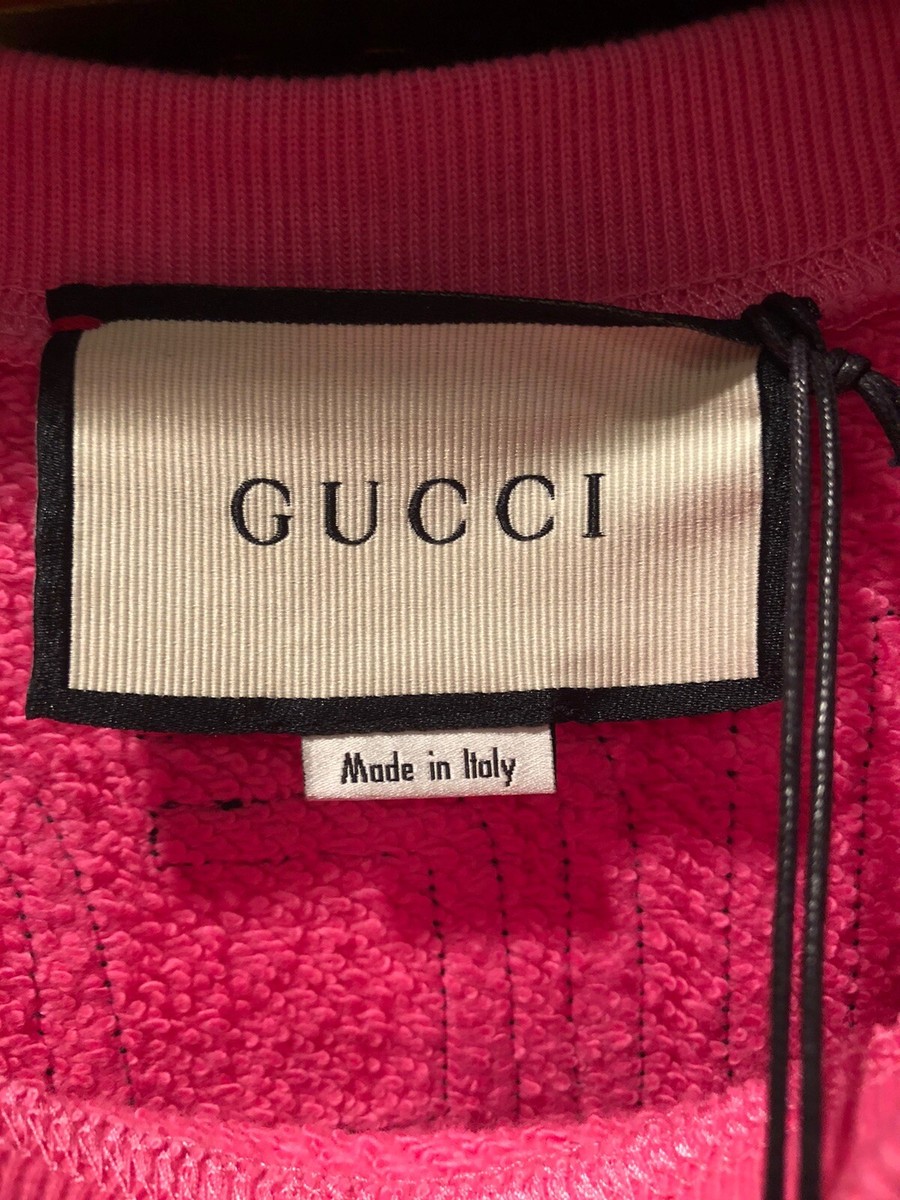 GUCCI ピンクパーカー Made in Italy GUCCI ピンクパーカー Made in Italy